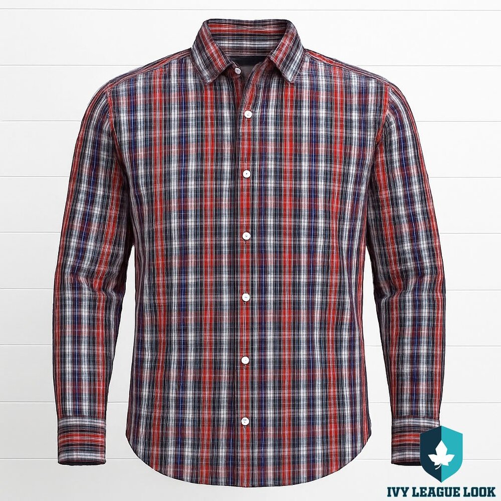J.Crew Washed Tartan Plaid Shirt XL Tailored Fit Ivy League Preppy Heritage